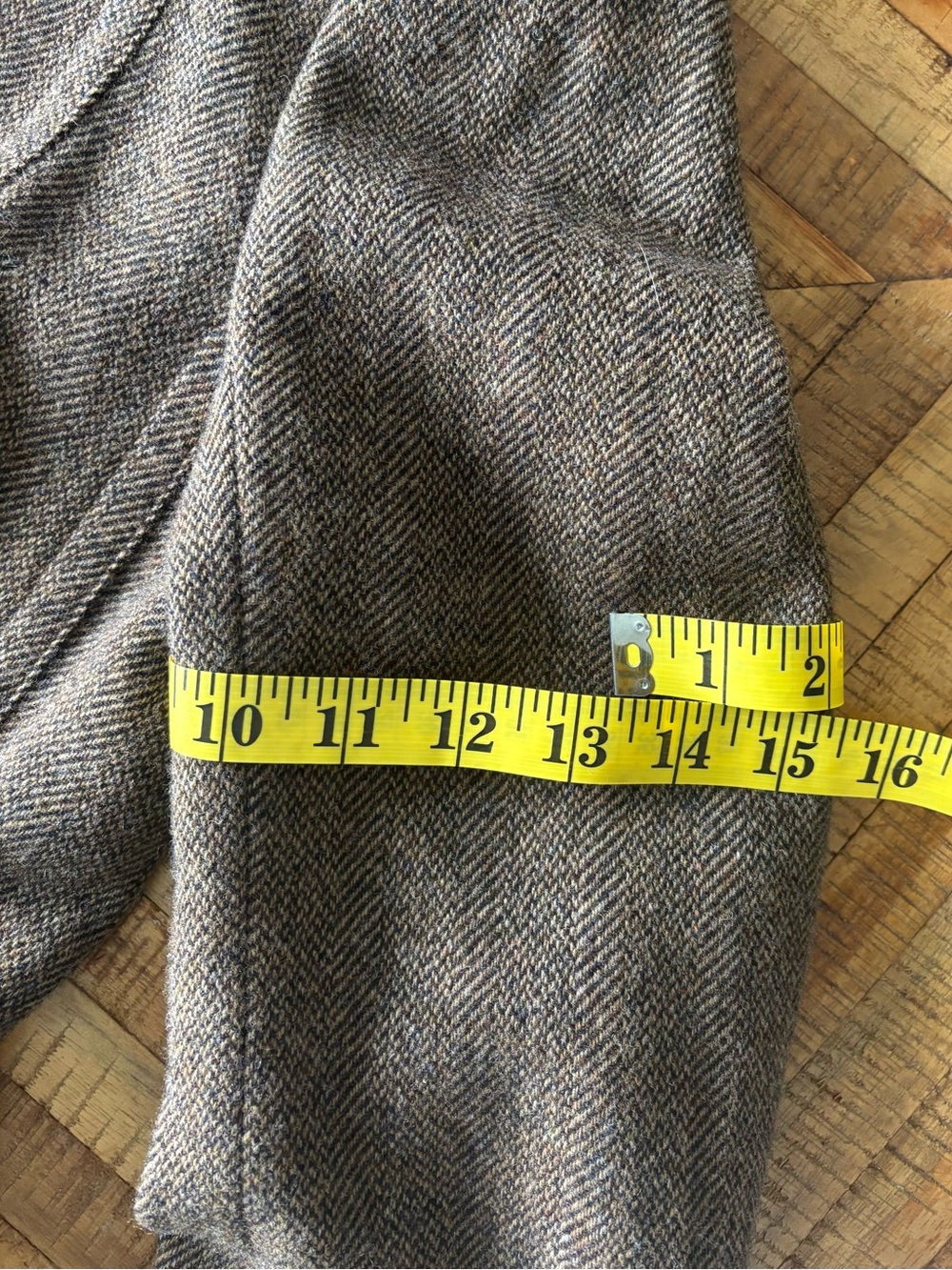 Zara Brown Ruffle Collar Wool Blend Blazer - Picture 5 of 6